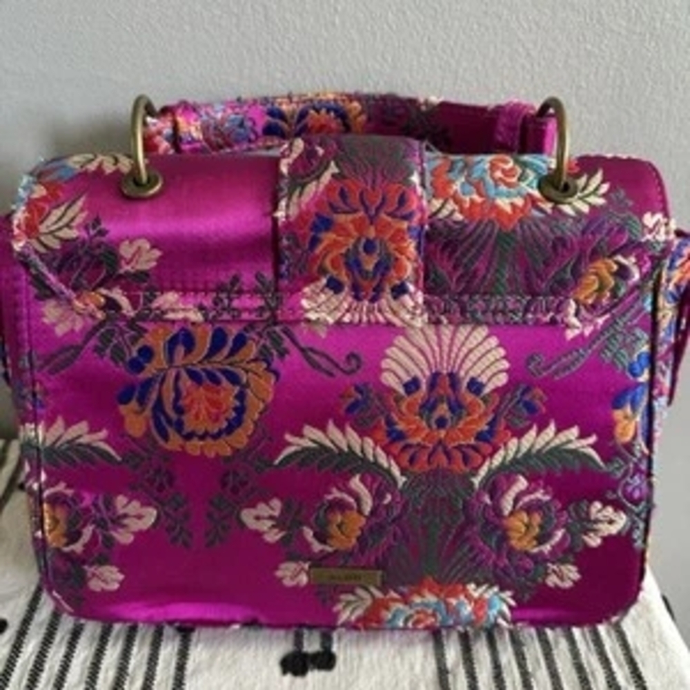 Floral Pink Designer Handbag - Picture 2 of 5